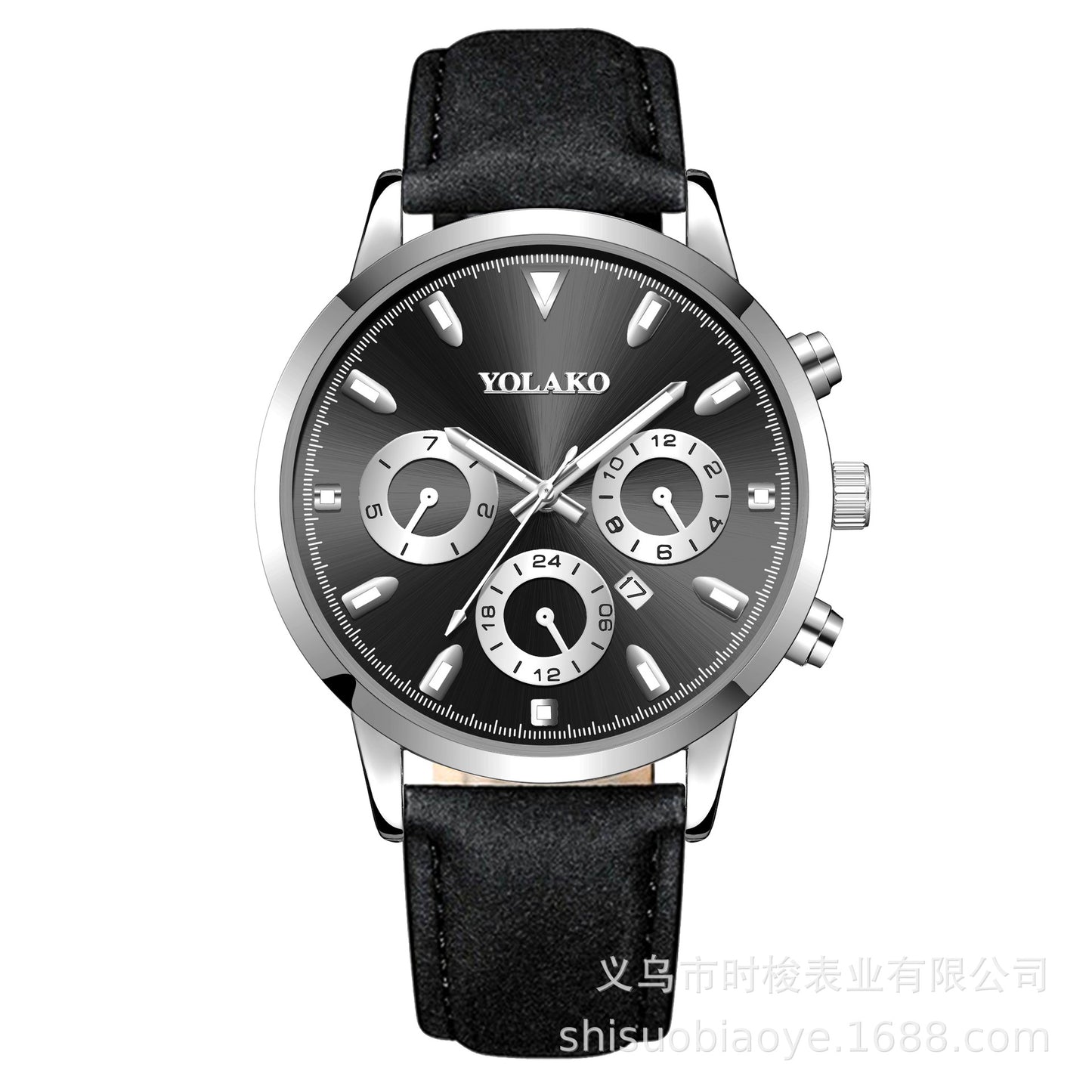 Belt Multicolor Men's Quartz Calendar Watch