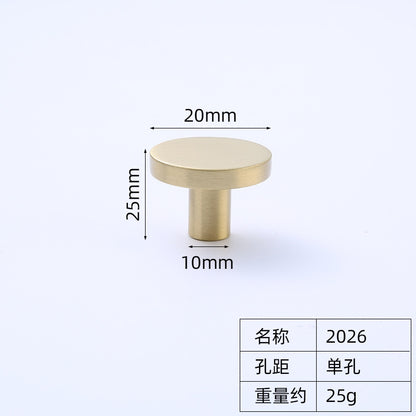 Brass cabinet handle