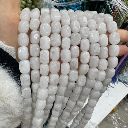 8*12mm natural stone lapis lazuli agate rounded square beads