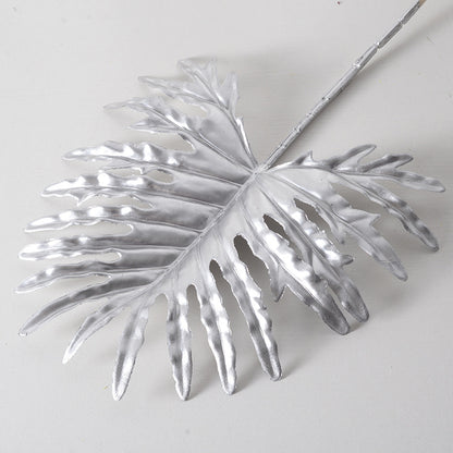 Silver flower arrangement artificial flowers