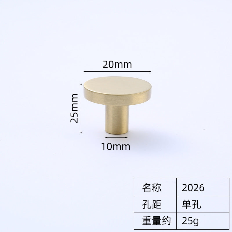 Brass cabinet handle