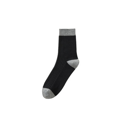 Calcetines de algodón antiolor gruesos para hombre de primavera y otoño 