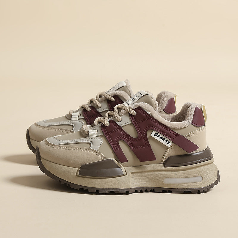 Forrest Gump women's velvet thick-soled sports shoes