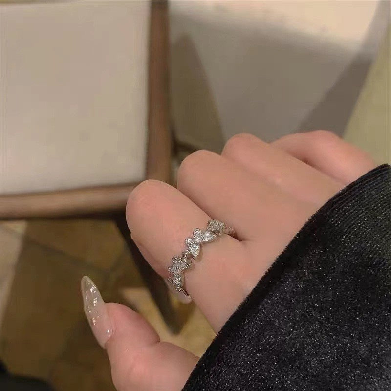 Irregular Line Open Ring