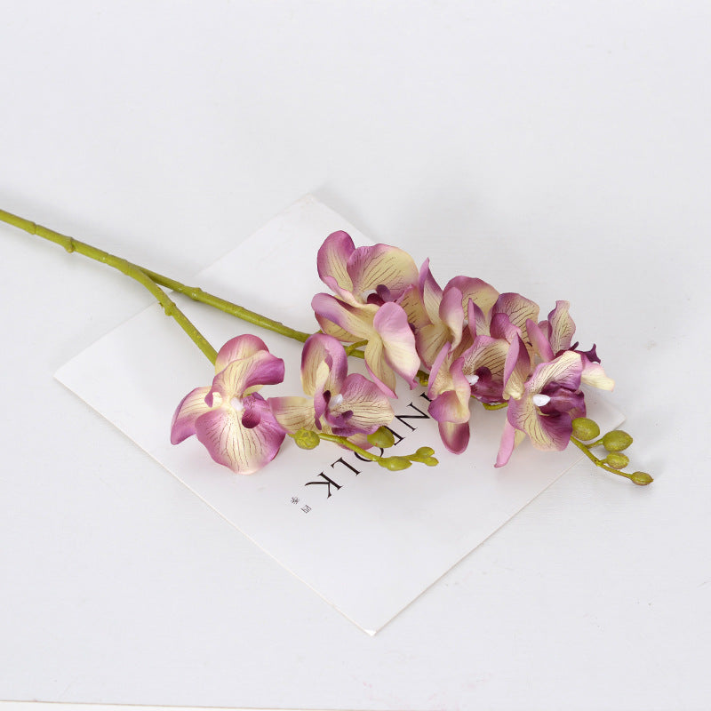 9 autumn color Phalaenopsis artificial flowers