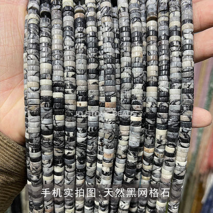 3 * 6Mm natural stone right angle disc loose beads