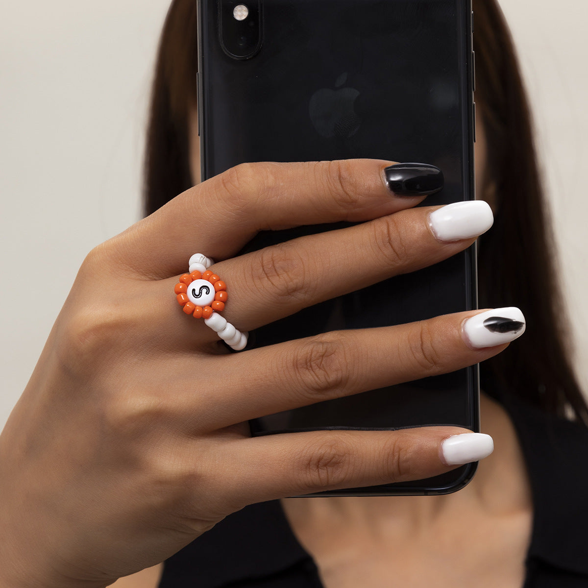 Acrylic letter beaded necklace