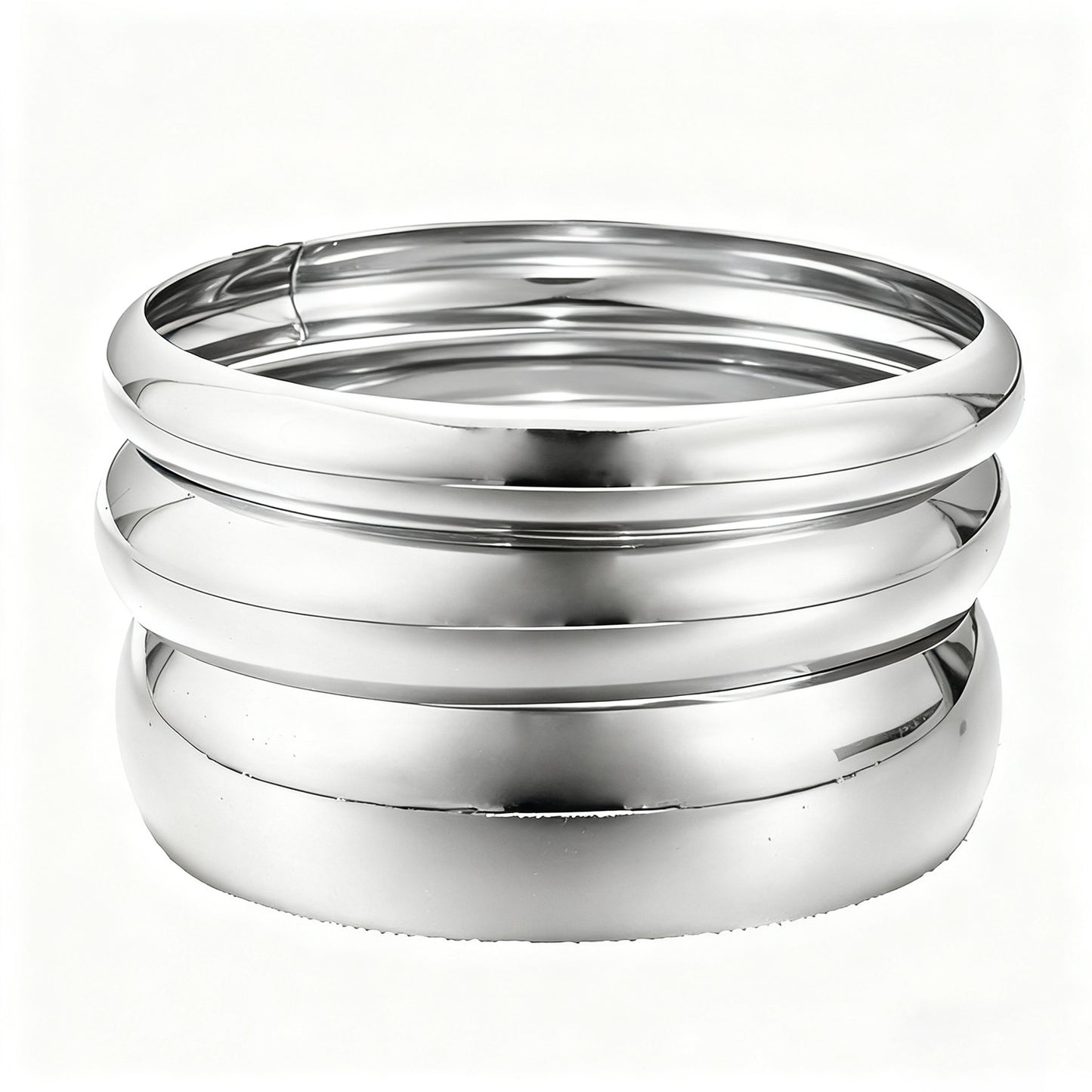 Geometric Flower Opening Bracelet