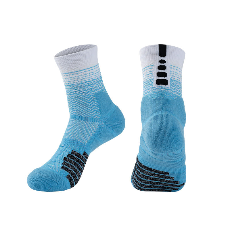 Elite Basketball Socks Men Mid-Length Thick