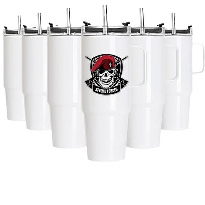 Stainless steel straw Bingba cup can be printed logo