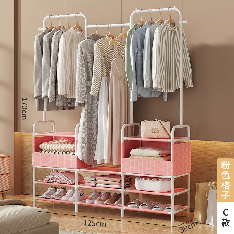Floor Clothes Drying Rack Organizer