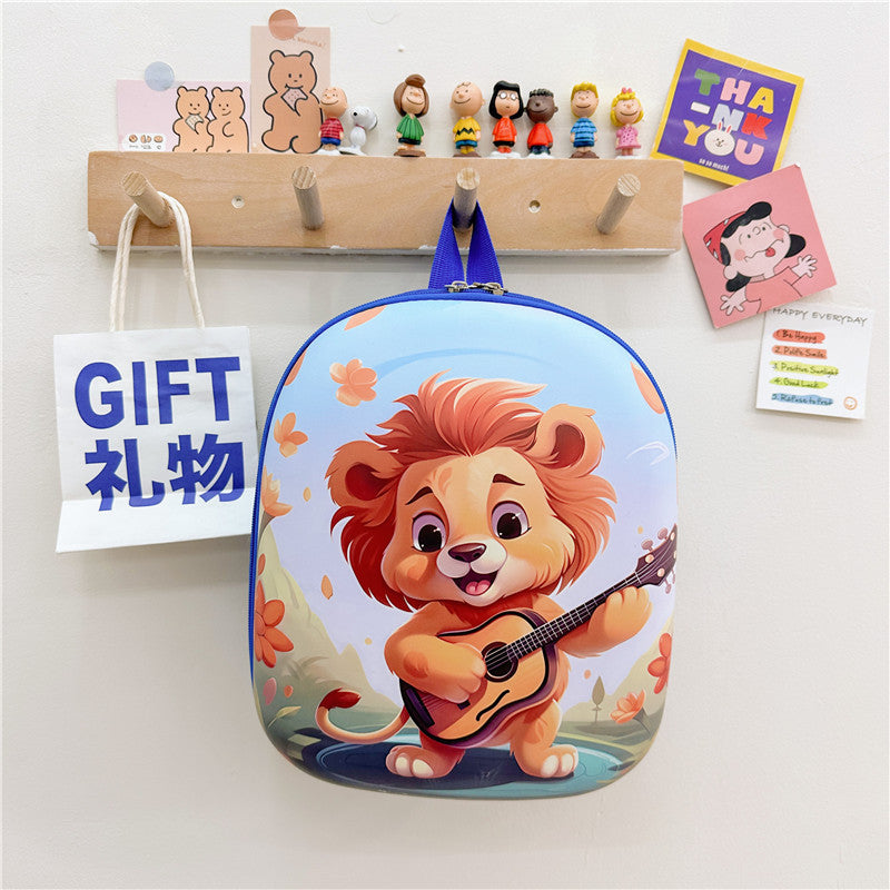 Eggshell kindergarten baby pony schoolbag
