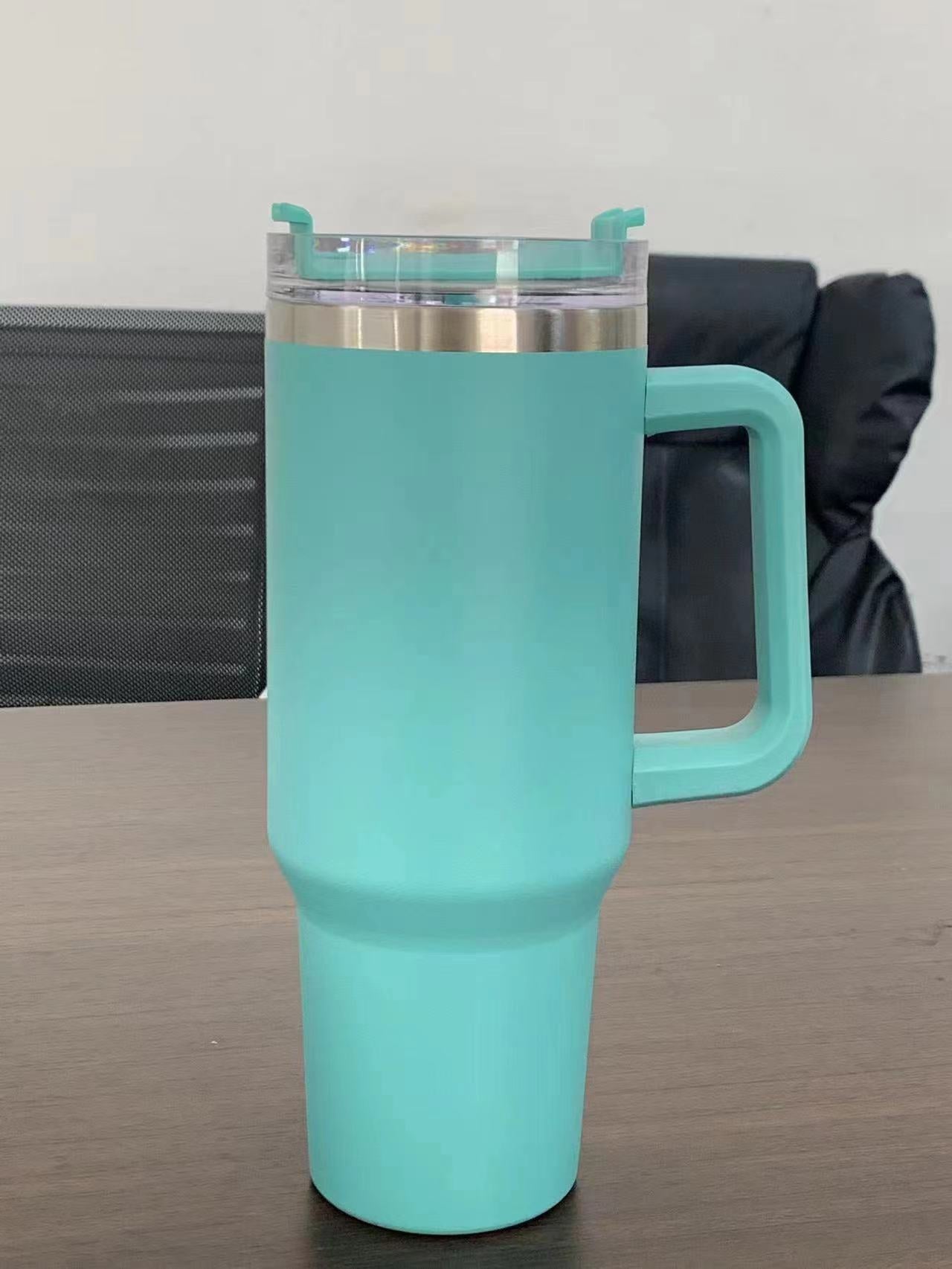 Botella para coche de 40 oz con asa, acero inoxidable 304, resistente al frío 