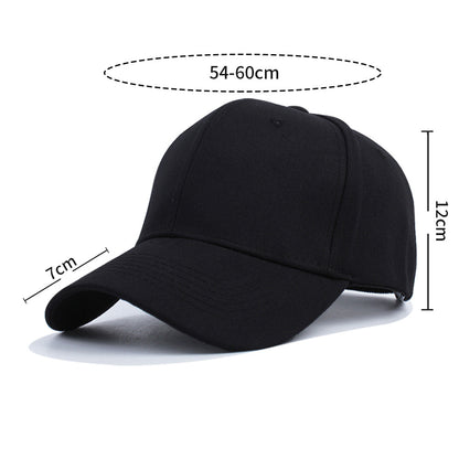 Cotton Hard-Brim Baseball Cap