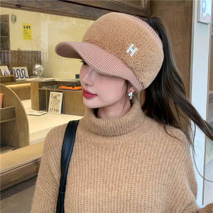 H-Logo Black Knit Cap