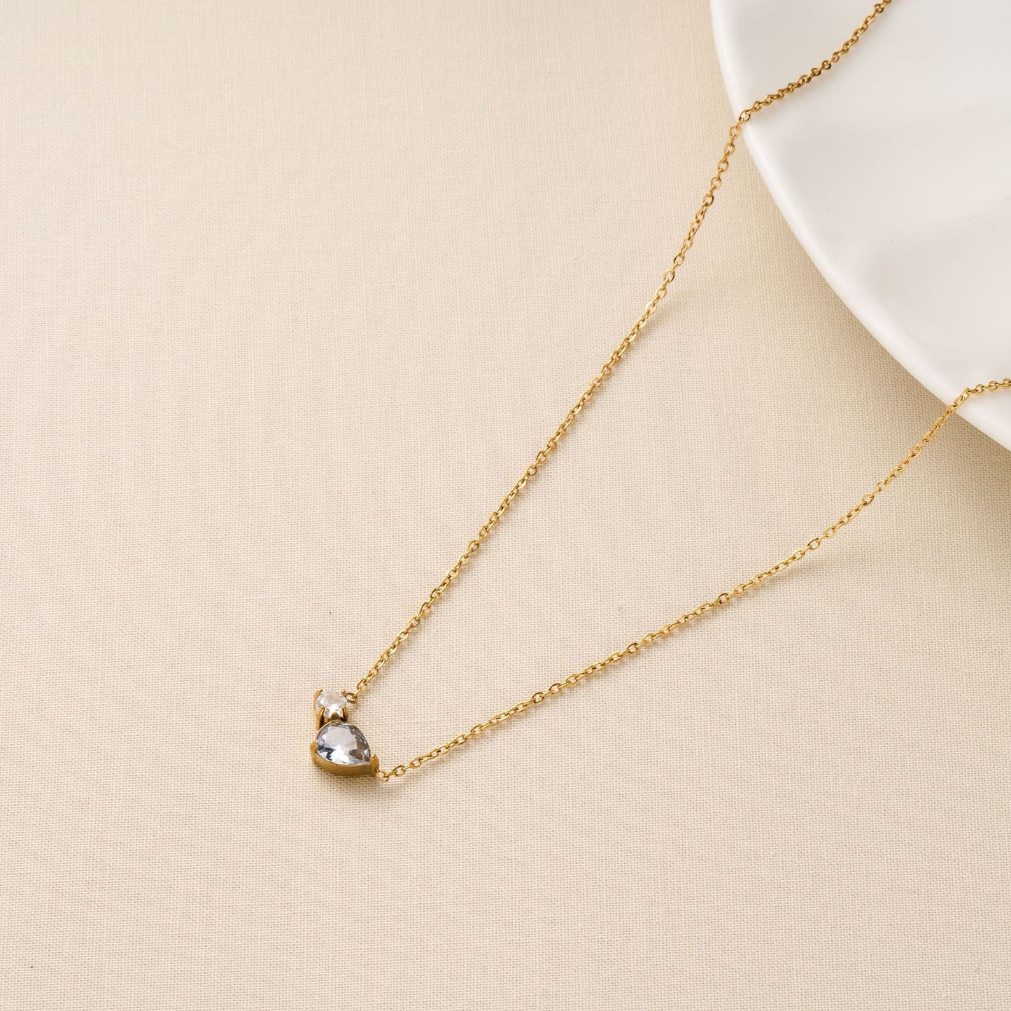 Waterdrop Zircon Necklace