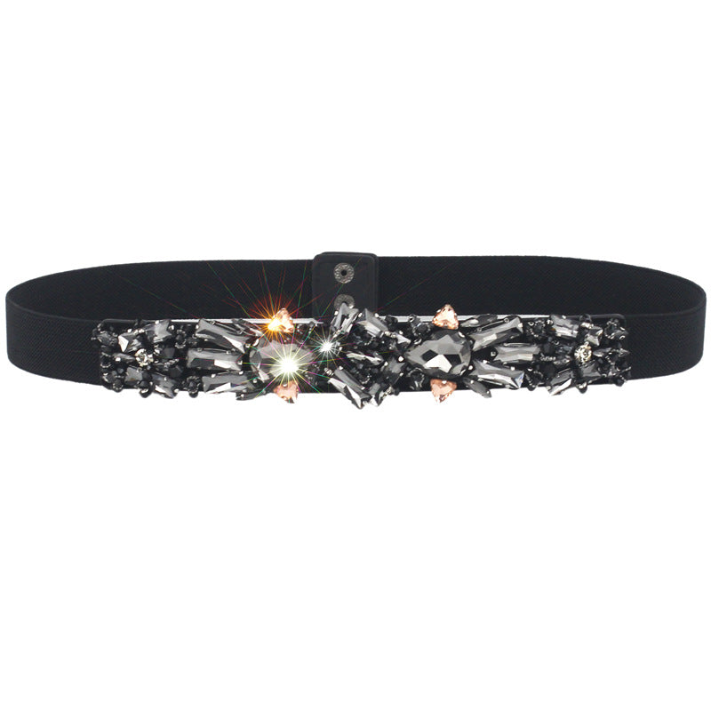 Crystal rhinestone belt fashion