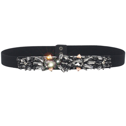 Crystal rhinestone belt fashion