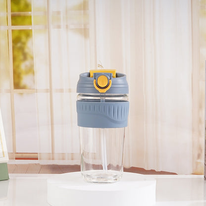 Dual-Drink Car Bottle, Portable Glass Bottle