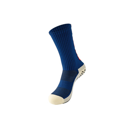 Student Mid-Calf Football Socks Gel-Point Anti-Slip