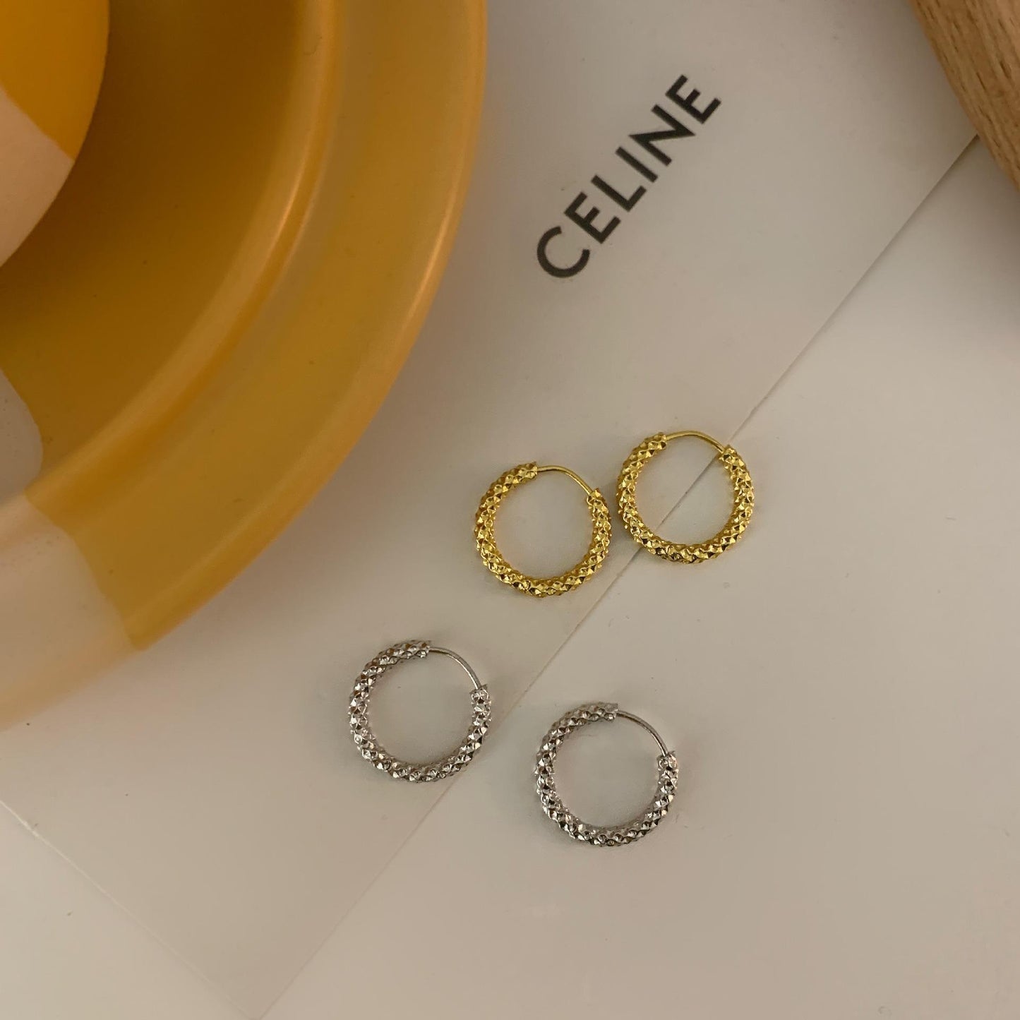 Titanium Steel Geometric Gypsy Earrings