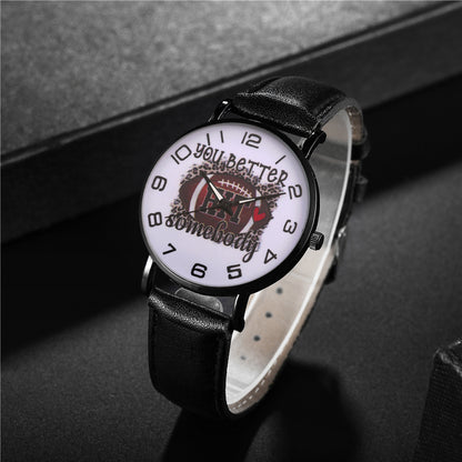 Men's Watch Braided Rope Bracelet Set