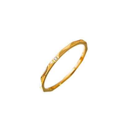 Single Diamond Ring Women's Jewelry
