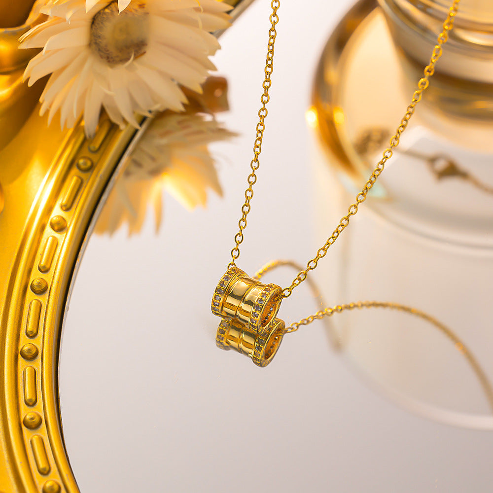 Personalized Titanium Steel Clavicle Necklace