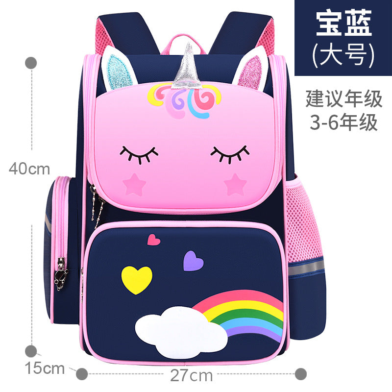 Cartoon printed logo backpack