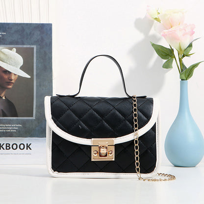 Embroidered handbag women's bag