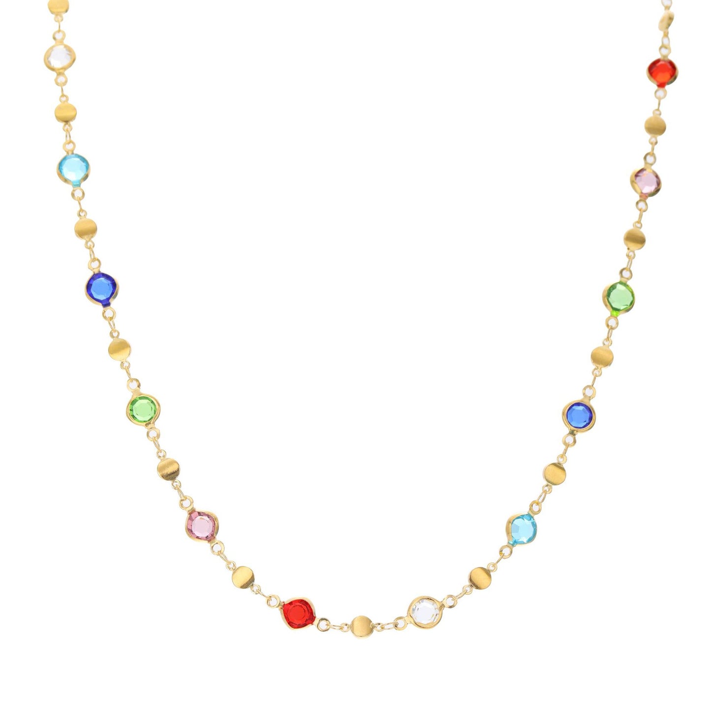 Rhinestone Fringe Zircon Necklace