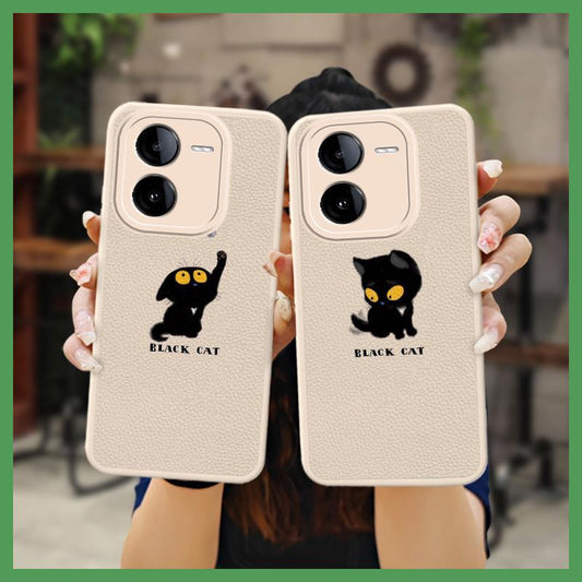 VIVO IQOO Z8 Fun Couple Case Luxury Silicone Raised Lens Protector