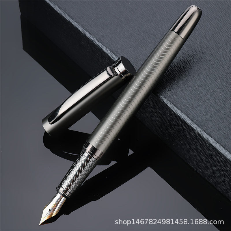 Black 0.5mm ballpoint pen/roller pen/metal signature pen