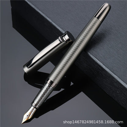 Black 0.5mm ballpoint pen/roller pen/metal signature pen