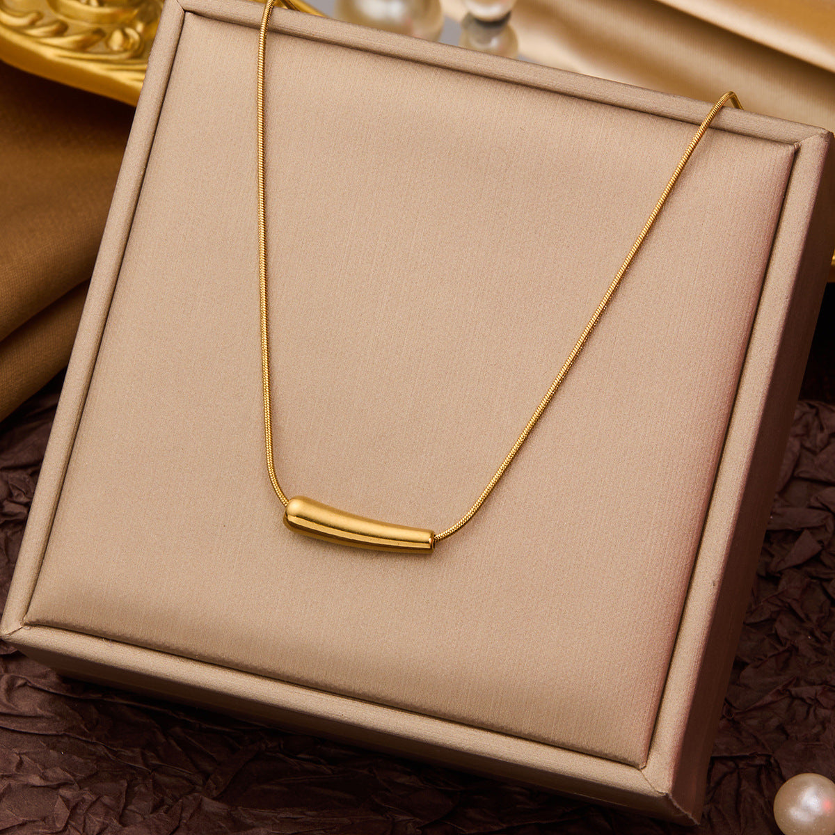 Women's Titanium Steel Clavicle Necklace — Summer Fashion