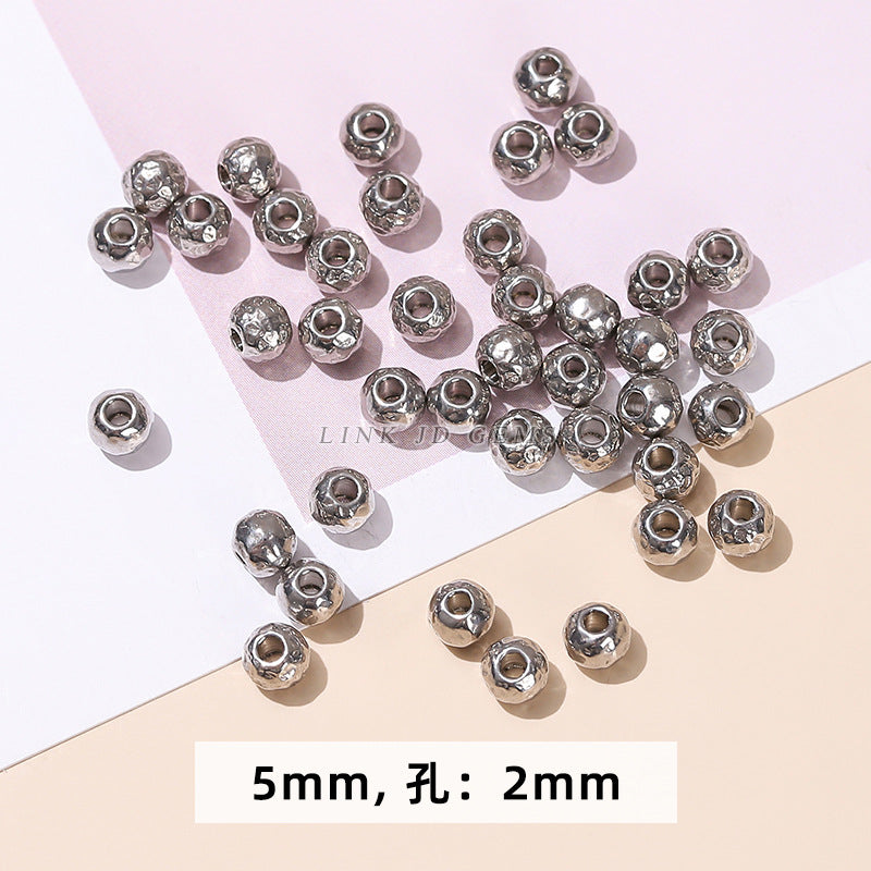 Stainless steel hammer beads loose beads