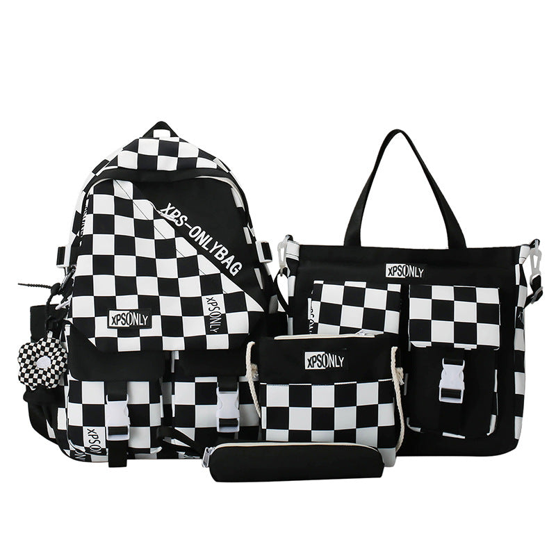 Handbag backpack bag 4 piece set school bag