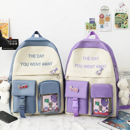 5-piece school bag backpack with good value