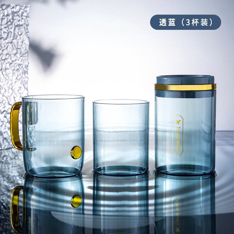 Vaso portátil para cepillos de dientes de viaje 