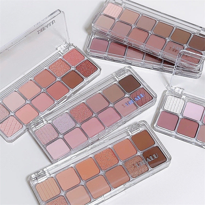 Paleta de sombras de ojos de 12 colores 