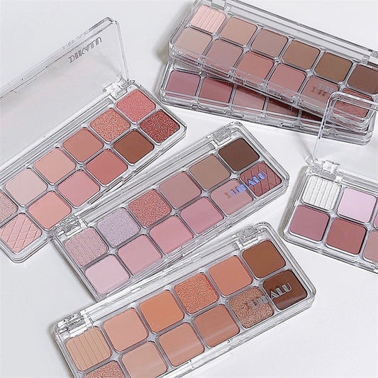 Paleta de sombras de ojos de 12 colores 