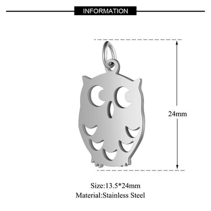 5 pcs/titanium steel jewelry connecting accessories pendant