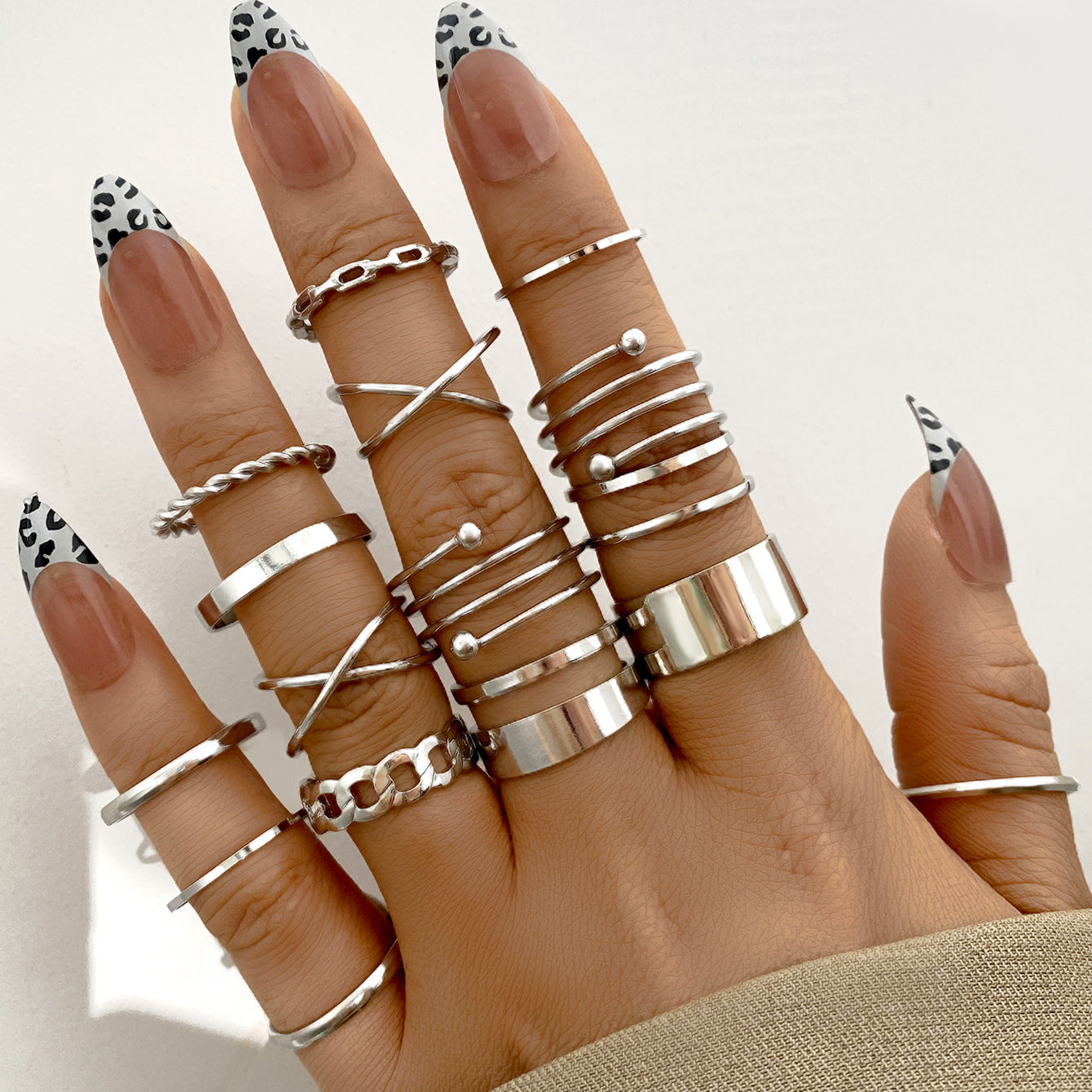 Retro Alloy 6-Piece Ring Set