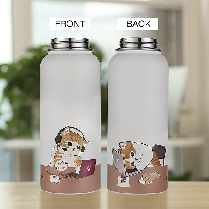 Sports spray travel kettle thermos cup