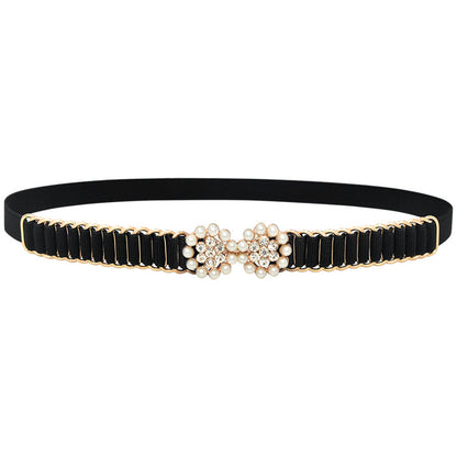 Elastic belt women's fine decoration trend