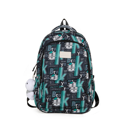 Graffiti casual backpack student backpack