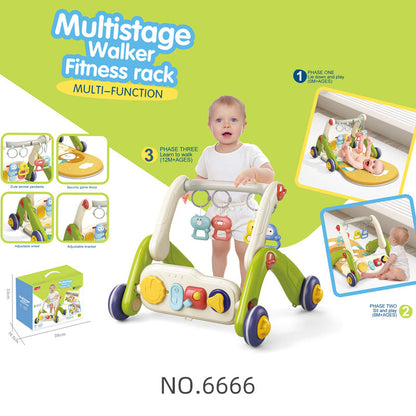 3-in-1 Baby Music Walker