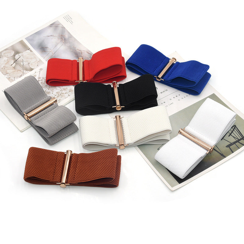 European and American fashion elastic elastic belt