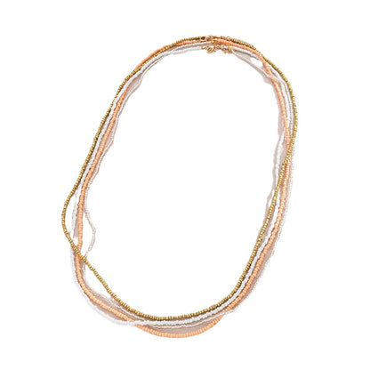 Beach Rice Beads Belly Button Waist Necklace