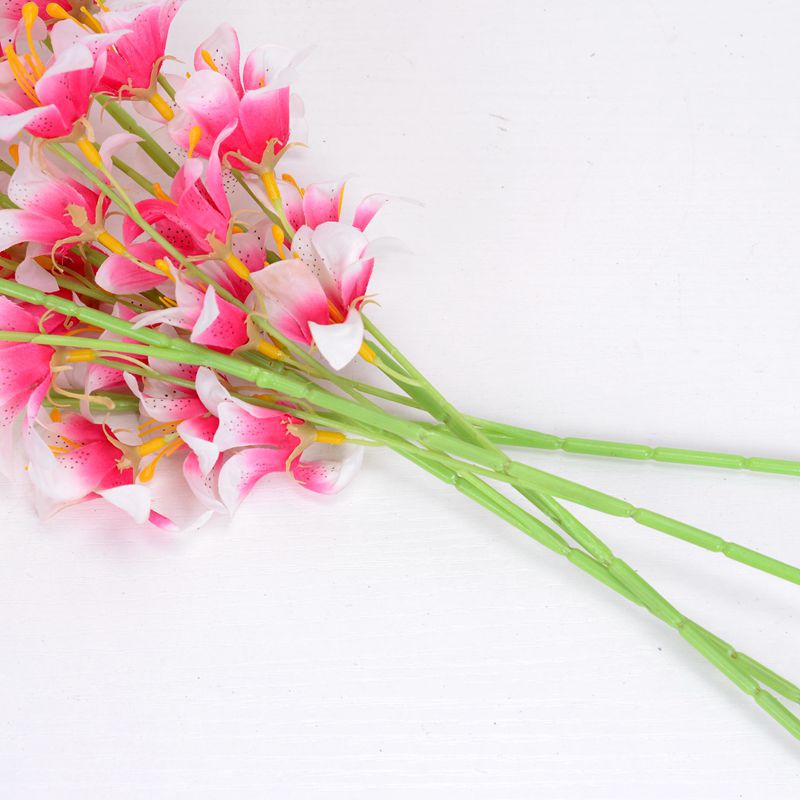 27 silk lily artificial flowers